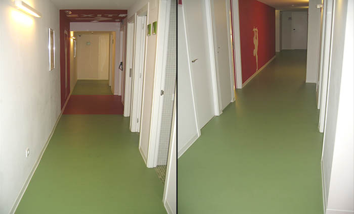 Acoustic flooring in rolls - PVC hotel floorings - Acoustyl