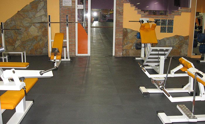 Gym flooring - PVC tiles for gyms - Traficline