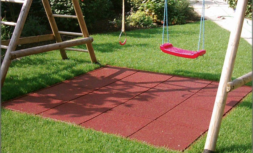 Rubber Playground Tiles 