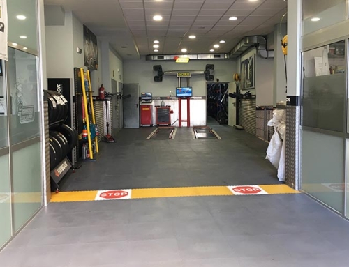 Renovated workshop in Pontevedra with Traficline PVC tiles