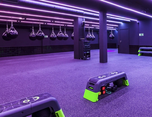 Boxing room with Energy sports floors