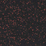 everroll rubber flooring for gymnasium with red Energy Fuego speckles