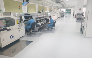 Electrostatic charge control floor ESD conduct