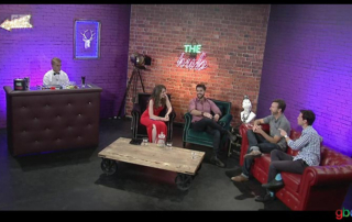 Temporary event floor - Rainbow black floor