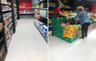 Decolock PVC resilient supermarket flooring