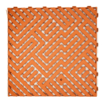 Anti-skid orange car wash tile