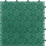 Schoolyard vinyl tile - Bergo Royal green