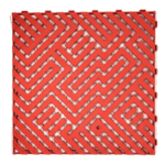 Red polypropylene drainage tile