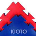Reversible tatami martial arts tatami mat Kyoto 20 blue red
