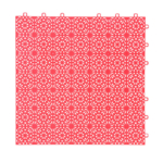 Removable sports tiles for events - Bergo Ultimate red
