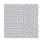 Badminton court plastic tiles - Bergo Ultimate stone grey