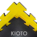 20mm tatami mats for judo black yellow Kioto 20
