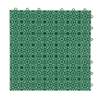 Outdoor sports flooring 3x3 - Bergo Ultimate green