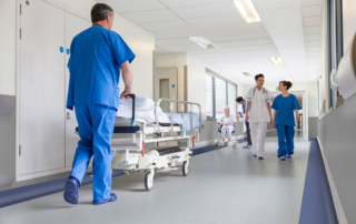 Rapid assembly flooring for health care center - Anhydrous