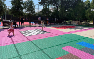 Colorful flooring for playgrounds - Bergo Royal