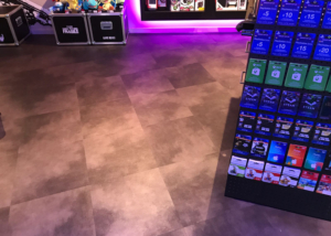 5mm mineral type pvc floor tiles for stores - Decosquare principal