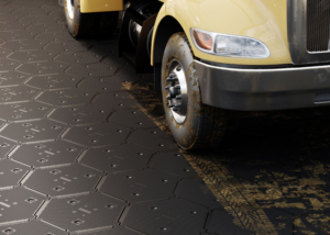 Industrial Floors - Bergo Solid for truck traffic on uneven terrain