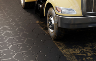 Industrial Floors - Bergo Solid for truck traffic on uneven terrain