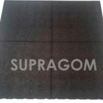 Supragom 20 mm rubber tile 20 black