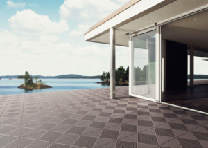 Bergo Unique tiles for main outdoor terraces