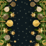 Carpeting with Christmas event printing Studio Christmas balls Christmas balls