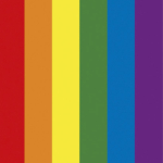Studio Rainbow rainbow flag trade show carpet for events