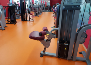 Sportex fit orange gym floor