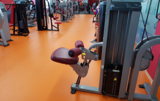 Sportex fit orange gym floor