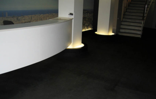 Non-slip black lobby floor Safe S Top