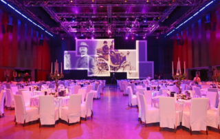 Rainbow Shine red pvc glossy event flooring