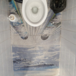 Modulfix screen-printed image flooring