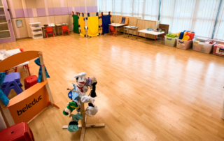 Sportex shock-absorbing vinyl nursery floor