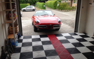 Bergo Unique garage floor with humidities