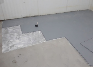 Modulfix cold storage room floor replacement