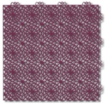 Bergo XL WV purple polypropylene tile for exterior use