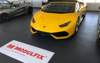 Modulfix pvc tiles for private garage floors