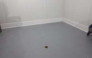 Modulfix cold tiles in cold room