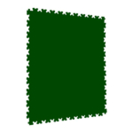 Green industrial resin type flooring Modulfix x7 solid 6005 workshops