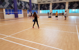 Sports center with Sportex vinyl sports flooring