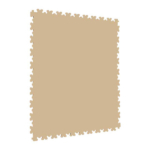 Beige garage floor for motorcycles Modulfix x7 solid 1019
