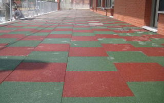 Outdoor rubber flooring Supragom rubber tiles