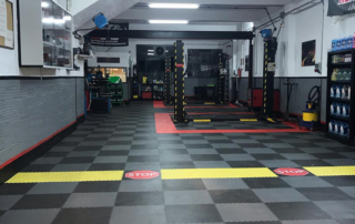 Modulfix car workshop pvc tile flooring