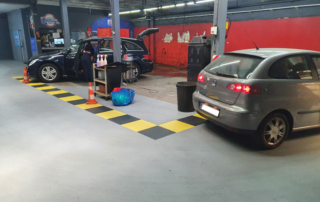 Modulfix garage floor for car workshops