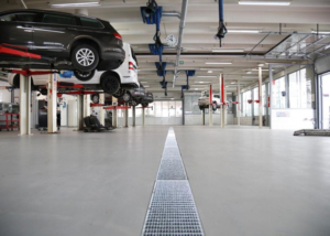 Easy-to-install Modulfix main car workshop floor