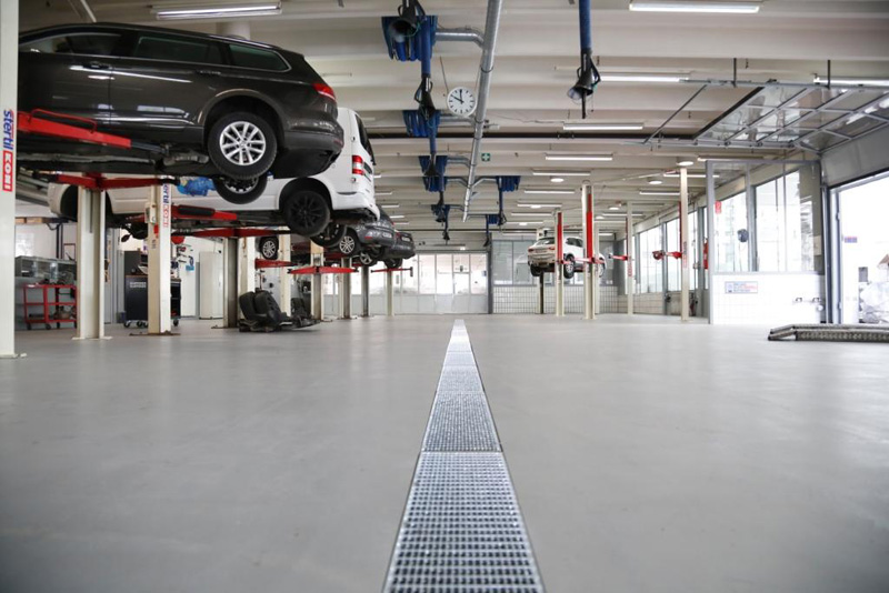 Easy-to-install Modulfix main car workshop floor Easy-to-install Modulfix main car workshop floor