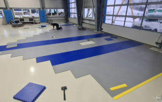 Modulfix industrial flooring for warehouses without any work to be done