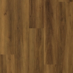 Dark wood colored SPC flooring