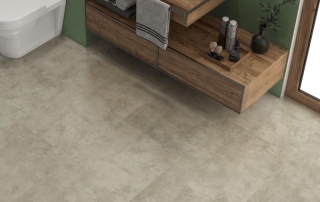 6mm SPC vinyl tiles for rooms and bathrooms of hotels, residences or homes, acoustic insulation, resistant.