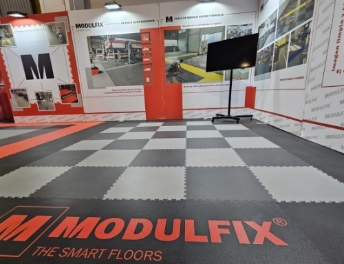 Modulfix Modular Floors for Motorcycle Workshops – MOTOH! Barcelona Trade Fair