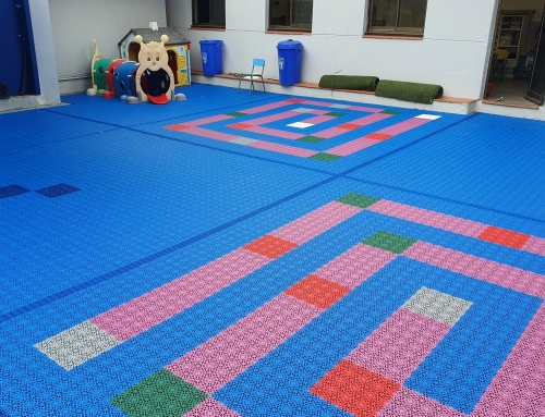 The ideal floor for children’s outdoor spaces, that’s Bergo Royal.